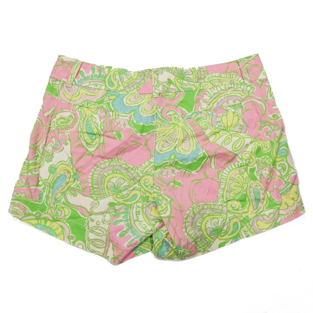 LILLY PULITZER Women's 6 Chin Chin Floral Print 5" Inseam‎ Callahan Shorts - Picture 4 of 6